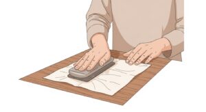 紙のしわを伸ばす方法　アイロン以外