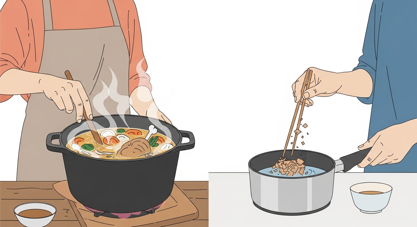 鶏ガラ ほんだし 違い