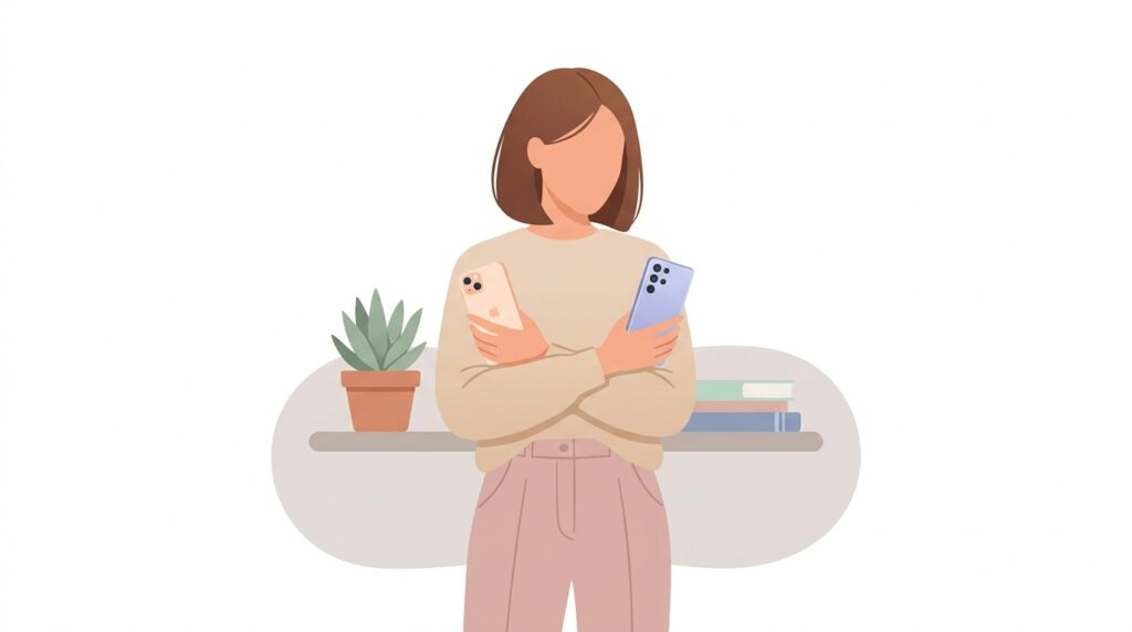 iphone ギャラクシー 違い